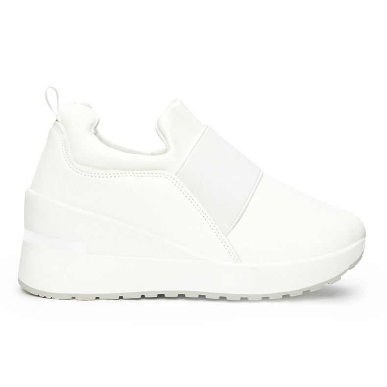 Ženske bijele tenisice na wedge bijela