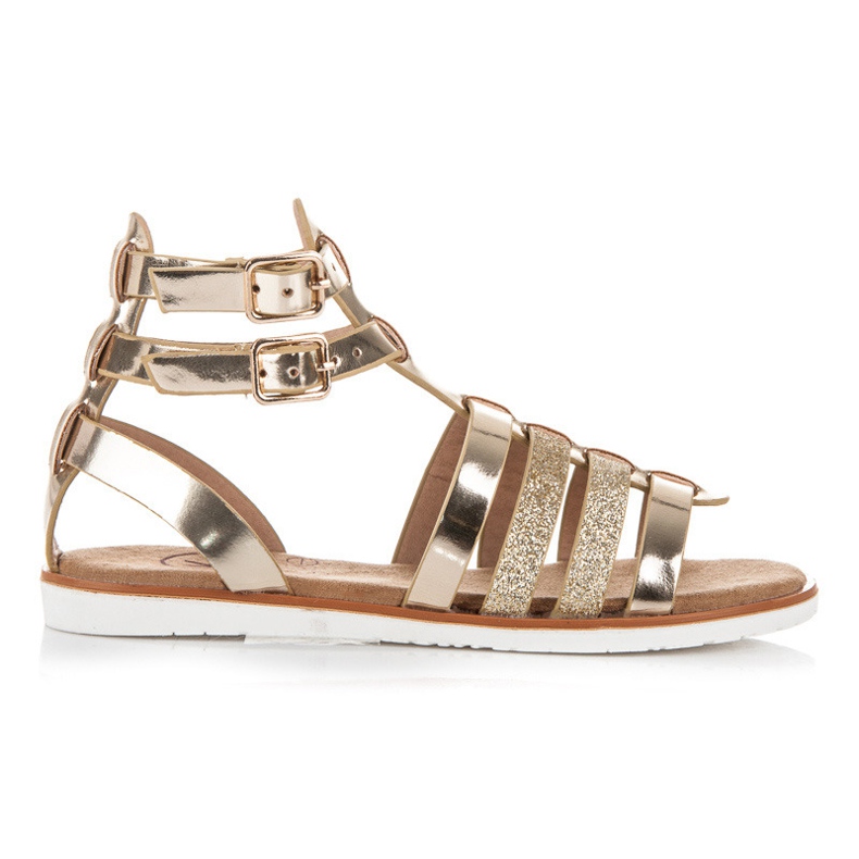 Kylie Rimske sandale žuta boja