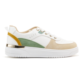 Raznobojne ženske sportske cipele s platformom višebojan