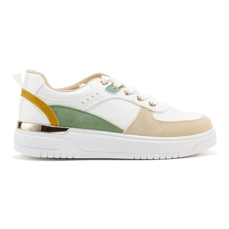 Raznobojne ženske sportske cipele s platformom raznobojna