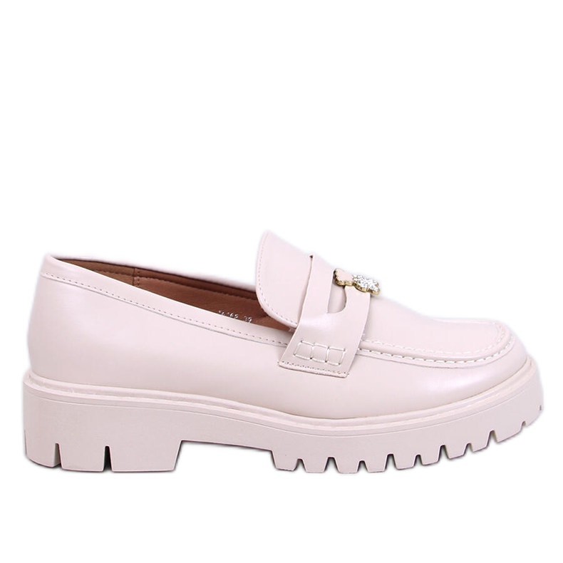 Rimet Beige mokasine s platformom bež