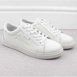 Muške sportske cipele od ekološke kože bijele boje Big Star OO174020 bijela