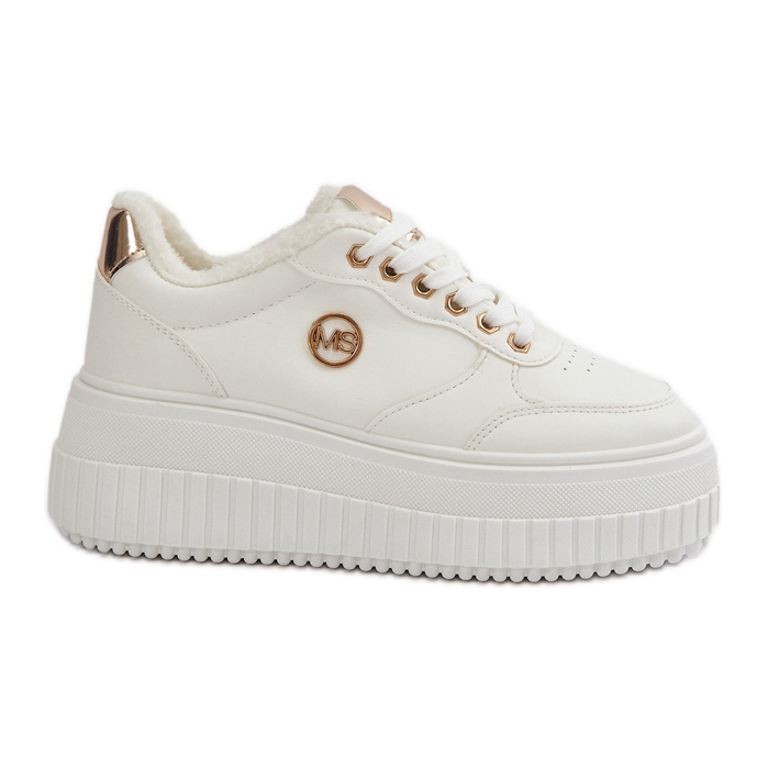 Ženske izolirane sportske tenisice s debelim potplatom, bijele Ardiele bijela