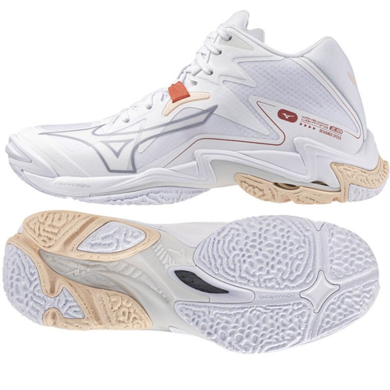 Mizuno Wave Lightning Z8 Mid V1GC240525 tenisice za odbojku bijela