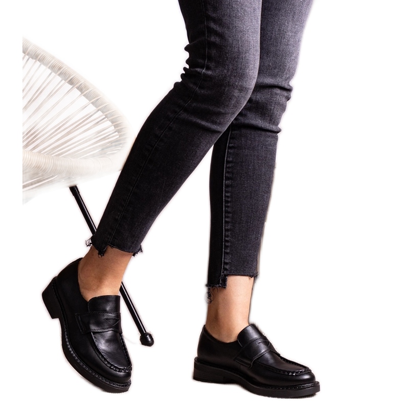 Crne elegantne Élodie natikače crno