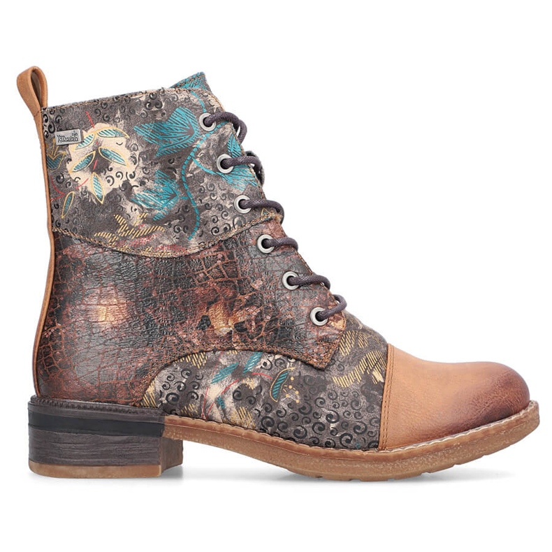 Ženske čizme, izolirane, vodootporne čizme Rieker 94611-90 smeđa