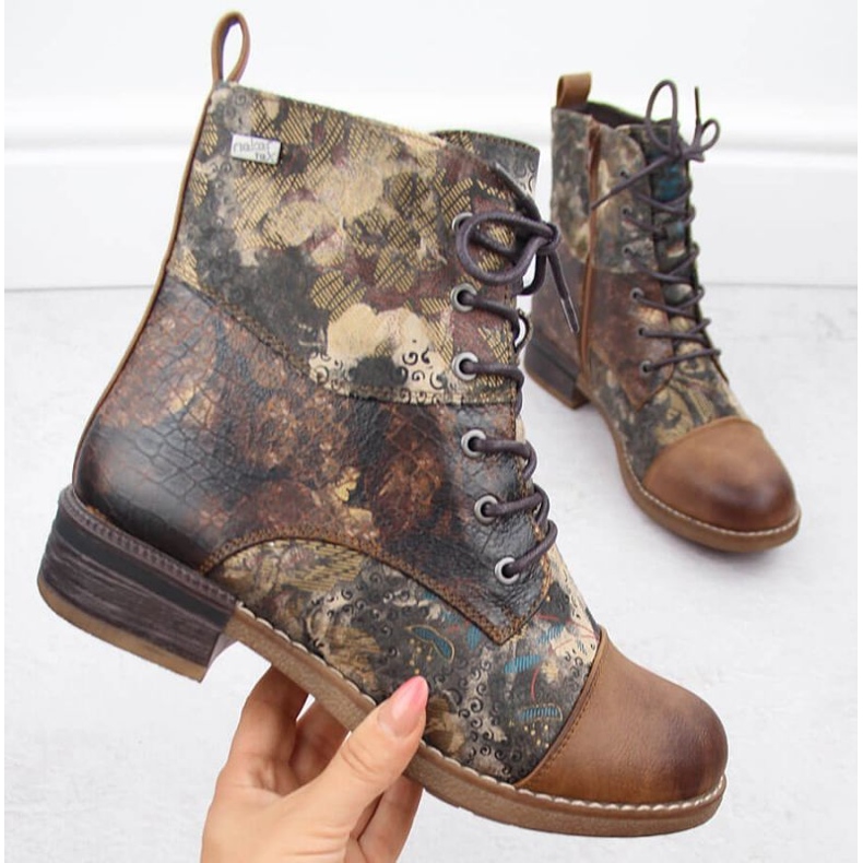 Izolirane čizme Rieker W RKR722 smeđa