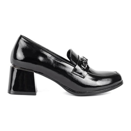 Crne ženske cipele na visoku petu crna