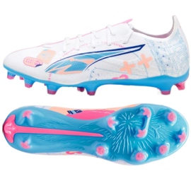 Puma Ultra 5 Match Vol.Up FG/MG 108064-01 tenisice za nogomet bijela