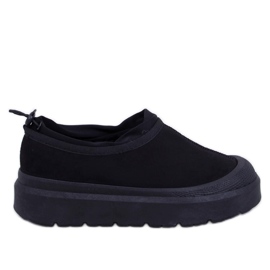 Jayden Black emus kratke čizme za snijeg crna