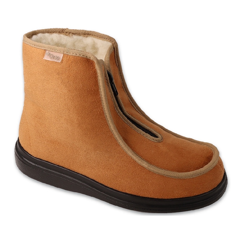 Befado Dr.Orto ženske papuče izolirane vunom 996D014 deva bež