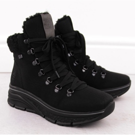 Vodootporne ženske čizme, crne Rieker 48034-00 crna