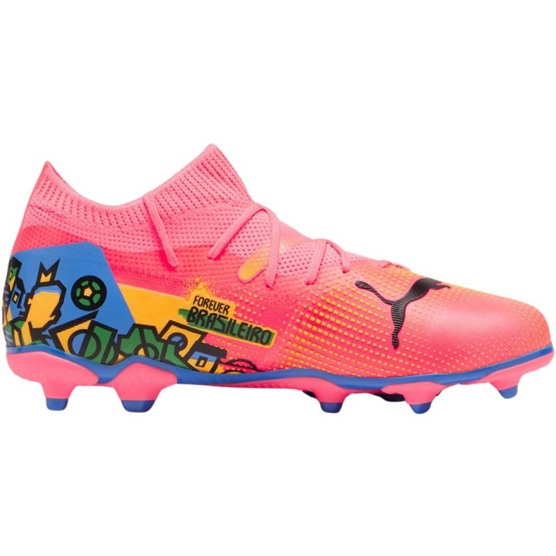 Puma Future 7 Match Njr FG/AG 107841 01 tenisice za nogomet ružičasta