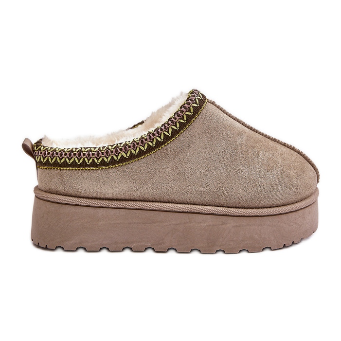 Ženske čizme za snijeg s platformom izolirane krznom, zelene, Remenia zelena