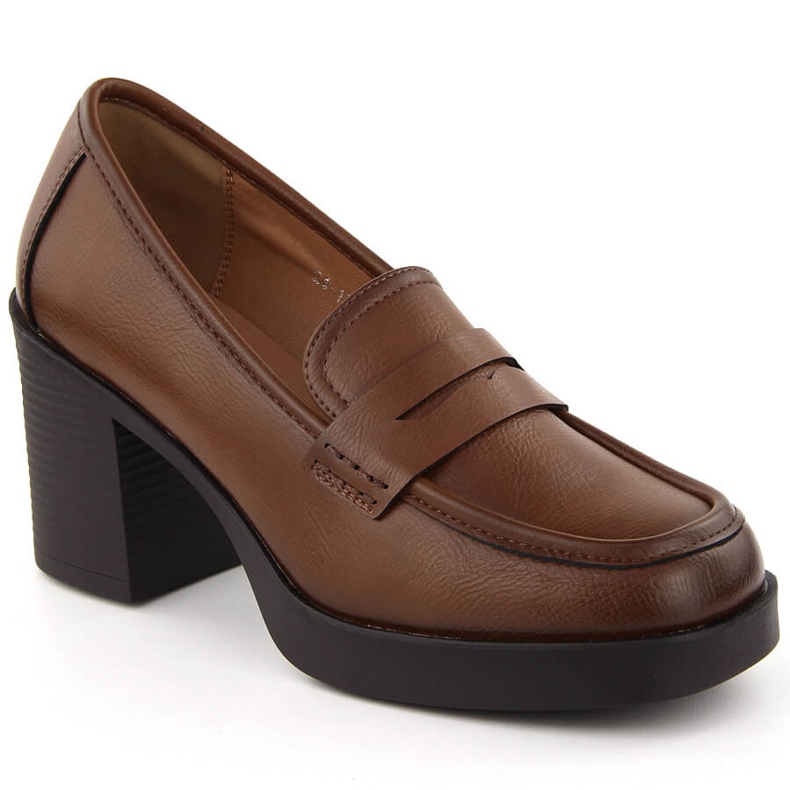 Ženske cipele na visoku petu, smeđe Potocki 12451 smeđa