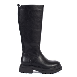 Crne ženske čizme Sergio Leone crno