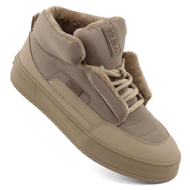 Bež ženske izolirane čizme Big Star OO274A532