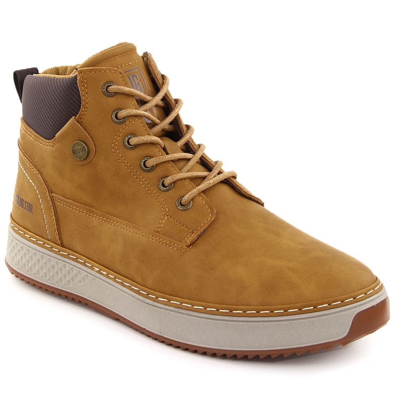 Muške visoke crne tenisice Big Star OO174561 crno