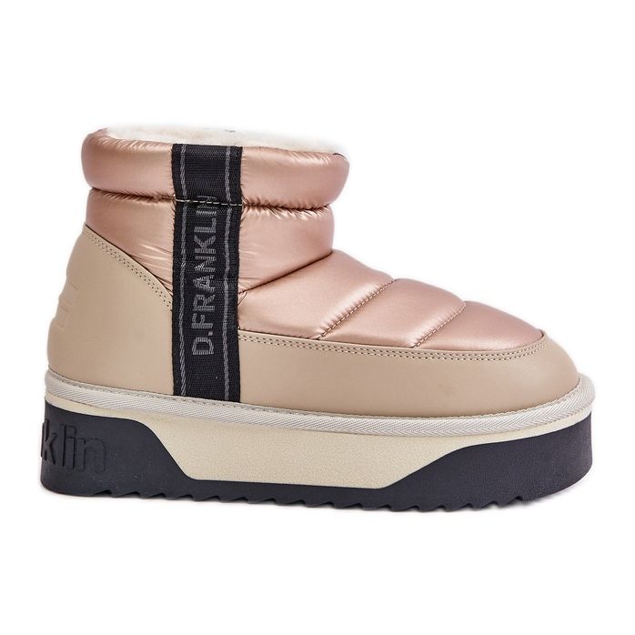 Niske čizme za snijeg s debelim potplatom D.Franklin DFSH371010 Bež