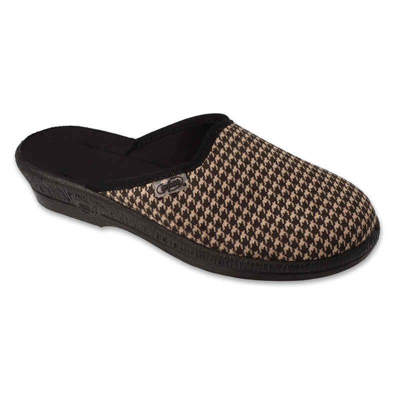 Befado ženske pu papuče s uzorkom 219D484 bež/crne