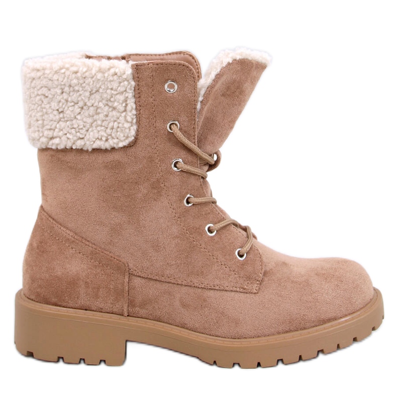 Barkoi Camel gležnjače na vezanje smeđa