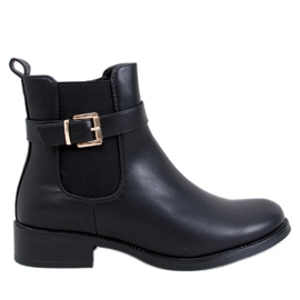 Saroni Black klasične ženske Chelsea čizme crna