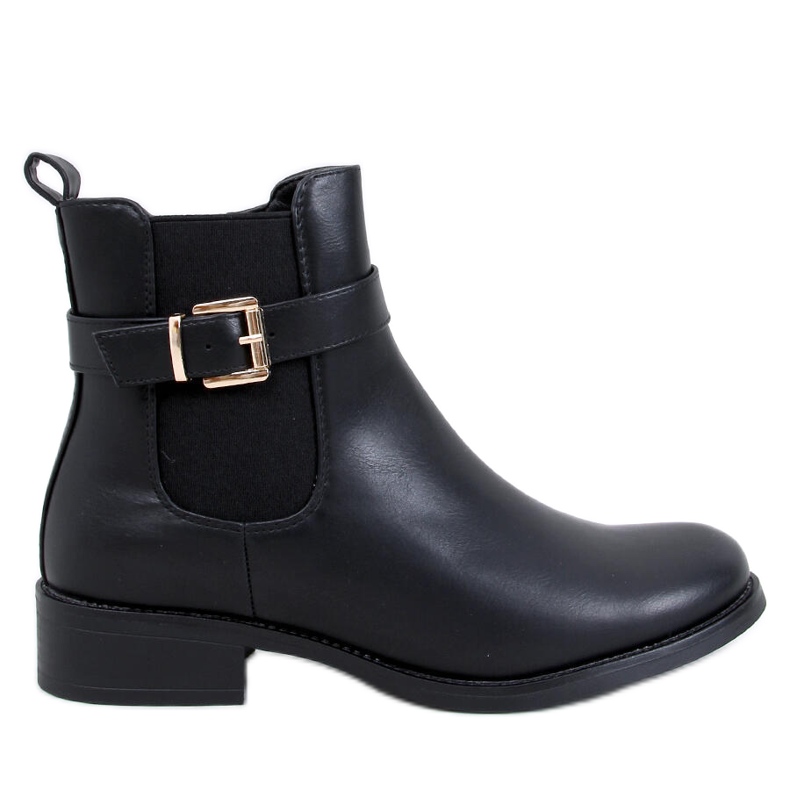 Saroni Black klasične ženske Chelsea čizme crno