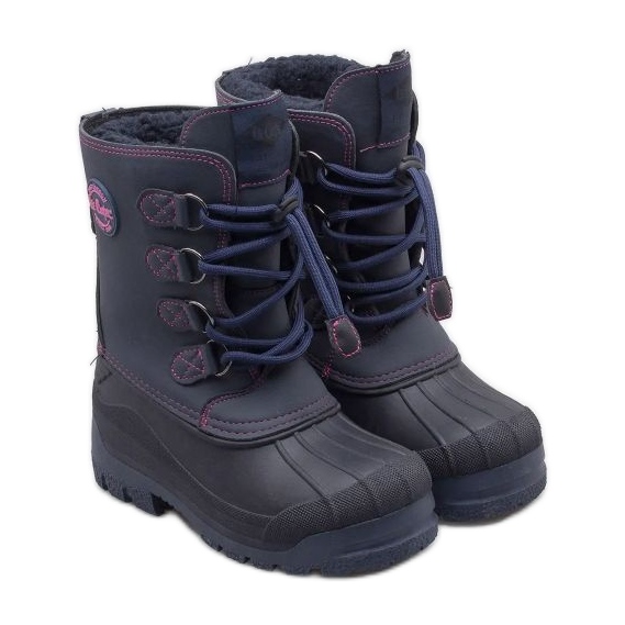 Lee Cooper zimske čizme za snijeg LCJ-24-44-2843K plava