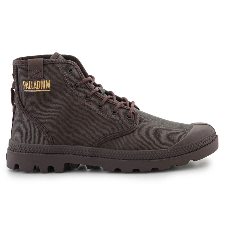 Cipele Palladium Pampa Hi Coated U 74375-249-M Dark Cocoa smeđa