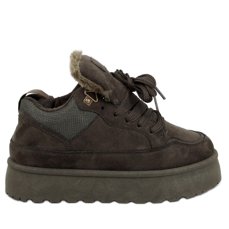 Skinner Green izolirane tenisice s platformom zelena