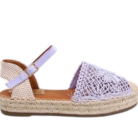 Ažur sandale espadrile Premat Purple - Inello ljubičasta