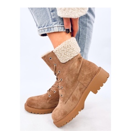 Barkoi Camel gležnjače na vezanje - Inello smeđa