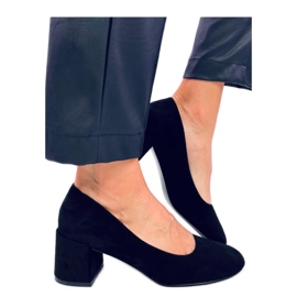 Fredette crne udobne cipele na petu crna