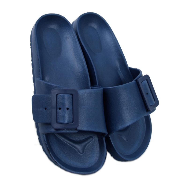 D.BLUE gumene japanke s kopčom plava