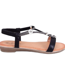 Crne sandale od cirkonija crna