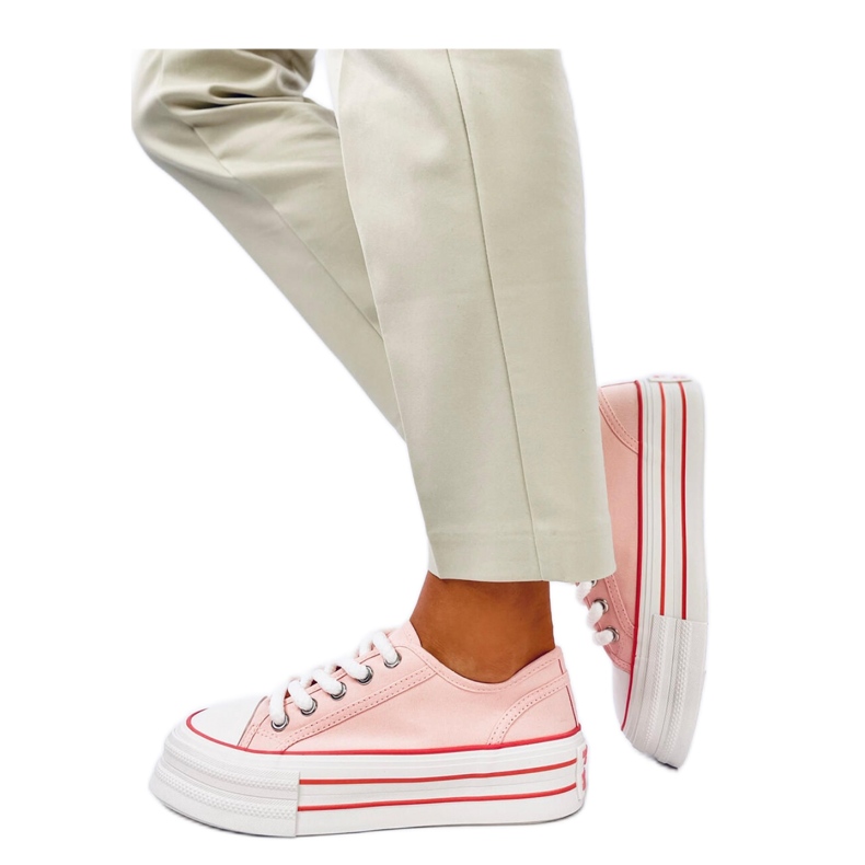 Ružičaste tenisice s duplim đonom ružičasta