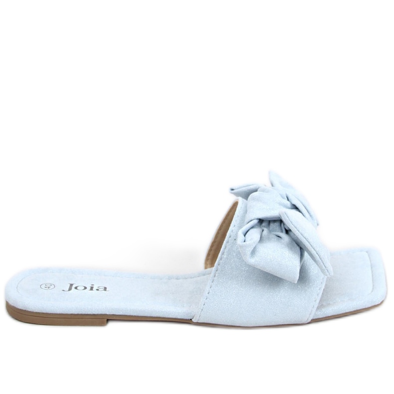 Plave japanke s četvrtastim potplatom plava