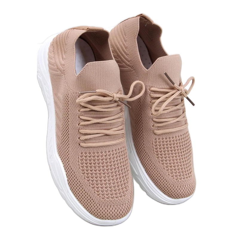 Kaki sportske cipele s čarapama smeđa