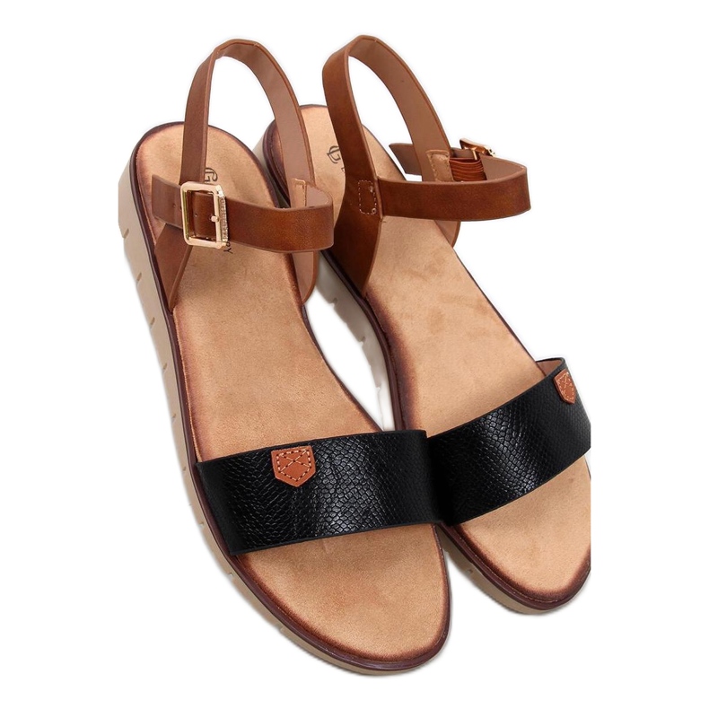 Crne ženske sandale crno