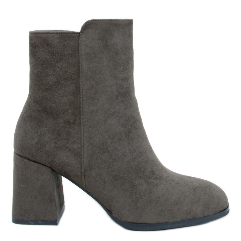 Weish DK.GREEN glatke gležnjače na visoku petu - Inello zelena