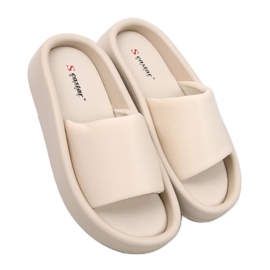 Mekane ženske sandale Fontes Beige - Inello bež