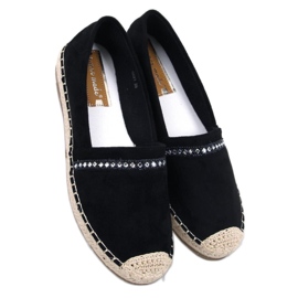 Ženske espadrile Etance Black - Inello crna