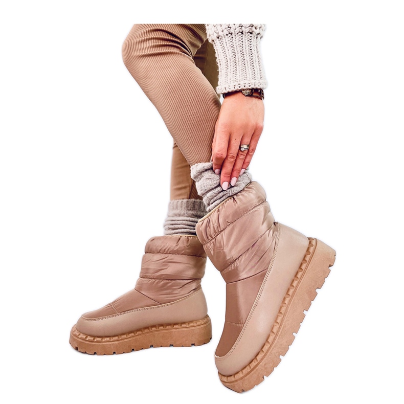 Javier Khaki - Inello najlonske čizme za snijeg smeđa