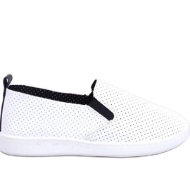 Jousse WHITE/BLACK slip-on tenisice - Inello crna