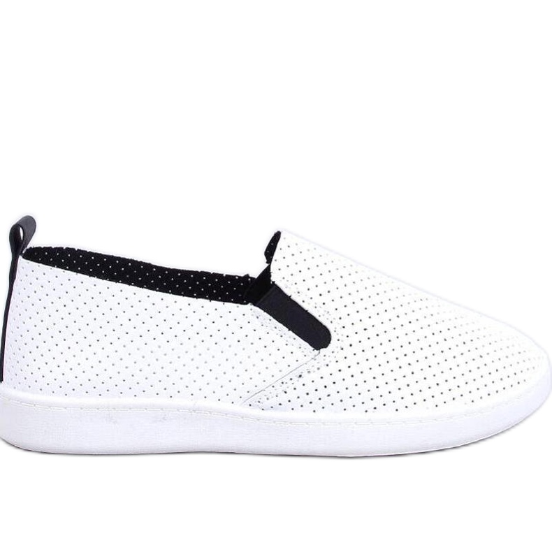 Jousse WHITE/BLACK slip-on tenisice - Inello crno