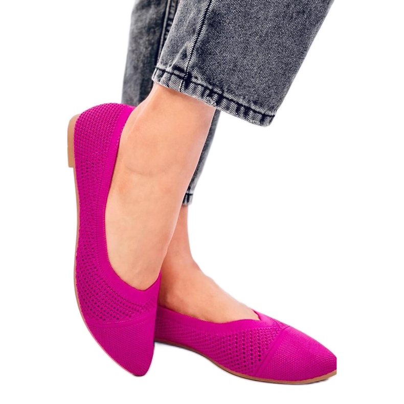 Ažur balerinke od badema Sotty Fuchsia - Inello ružičasta