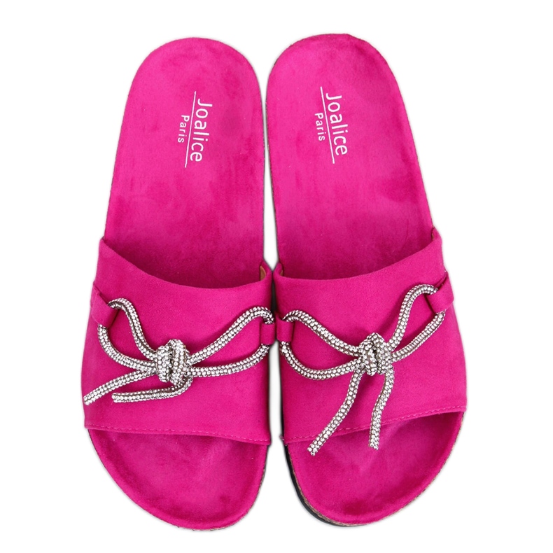Sandal Cork japanke s cirkonima Dietz Fuchsia - Inello ružičasta
