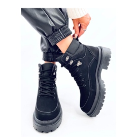 Mathen crne trapper čizme - Inello crna