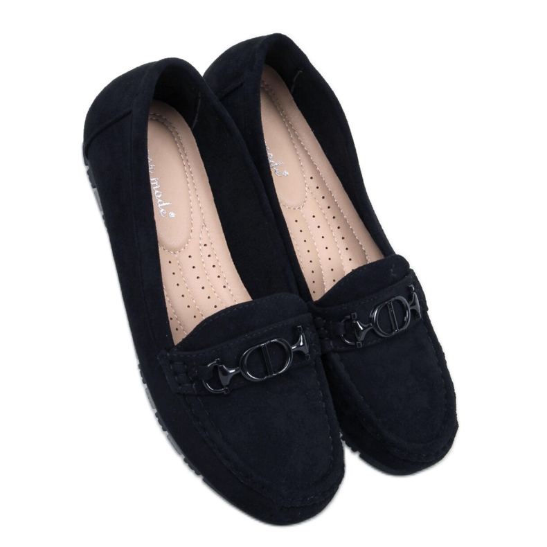 Ženske antilop mokasine Trabei Black - Inello crno