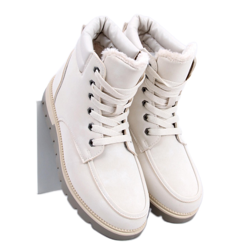 Germano Beige izolirane trapper čizme - Inello bež